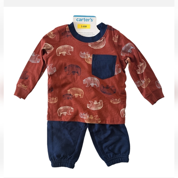 Carter's Other - Nwt 2 Piece Long Sleeve & Jogger Pant Outfit Set